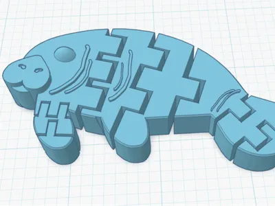 Super Manatee Flexi-Fidget