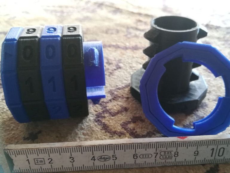 Geocaching 4 Stelliger Cryptex