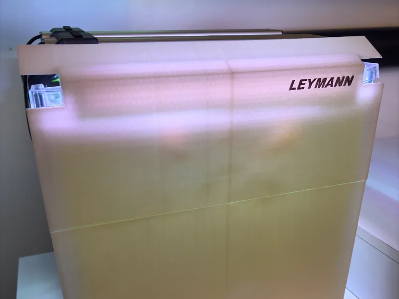 Sunny shield for aquarium 35x35 6mm glass