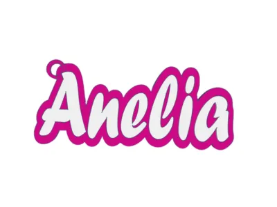 Anelia name keychain