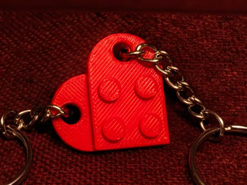 LEGOHeart Keychain