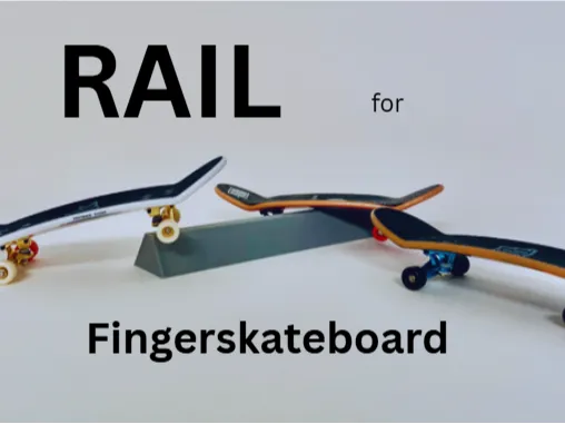 Fingerskateboard Rail
