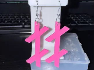 MGK est xx earrings