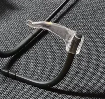 Children glasses safety temple
