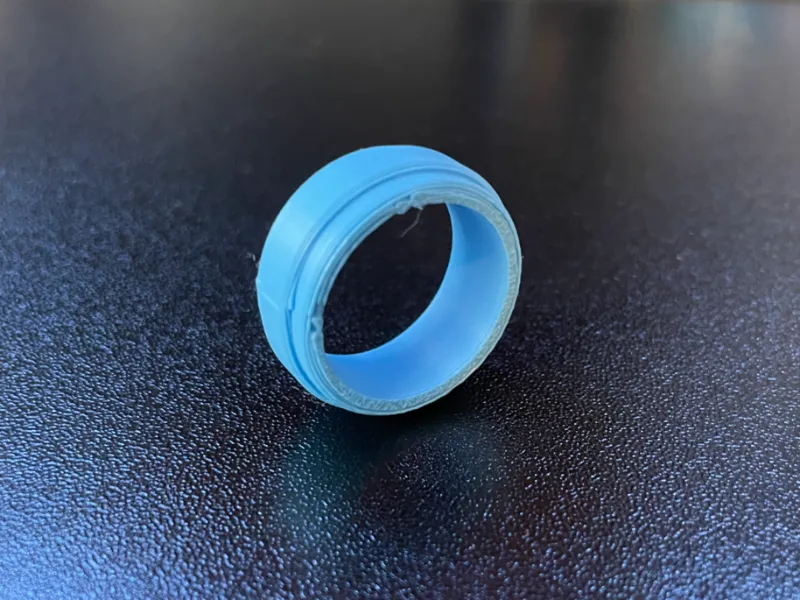 ring with a top and bottom cut out all the way 