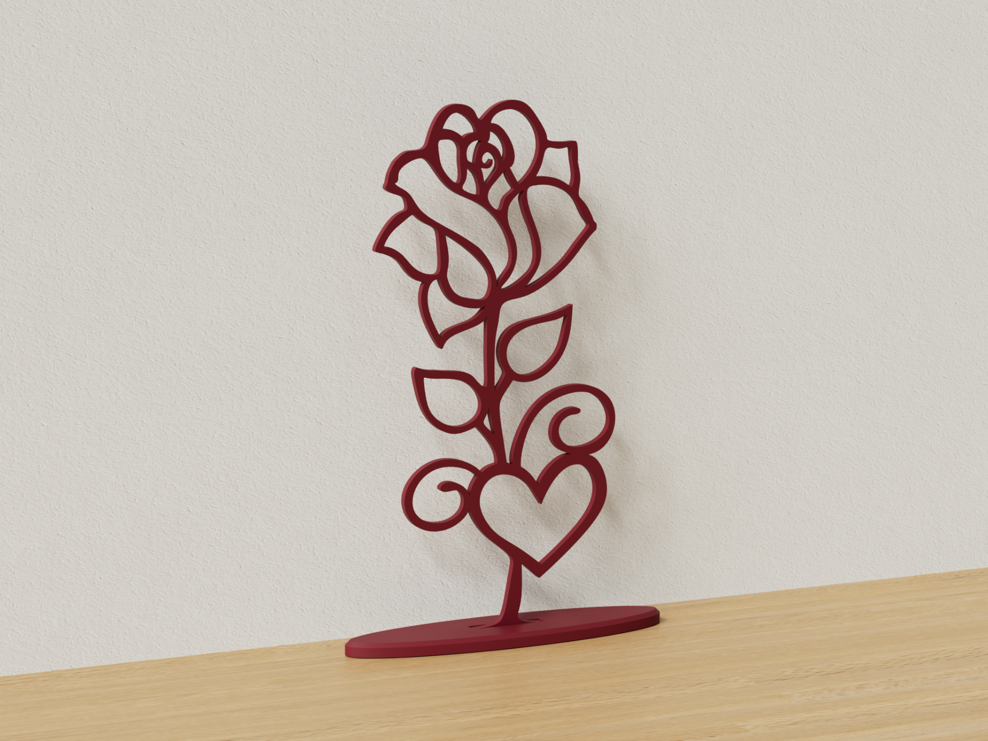 Rose stand decoration