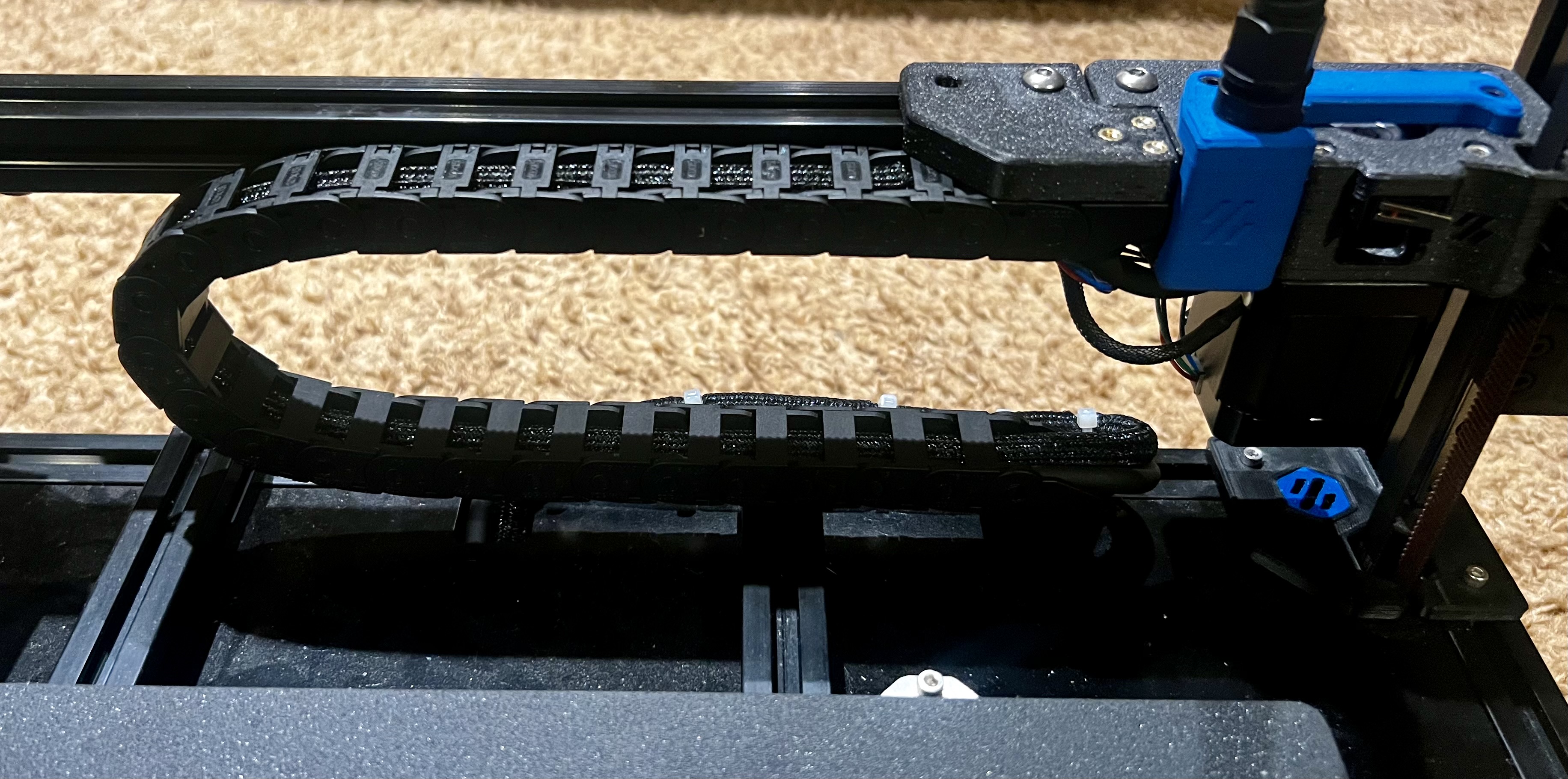 Voron 2.4  Horizontal Z Axis Cable Chain Mod