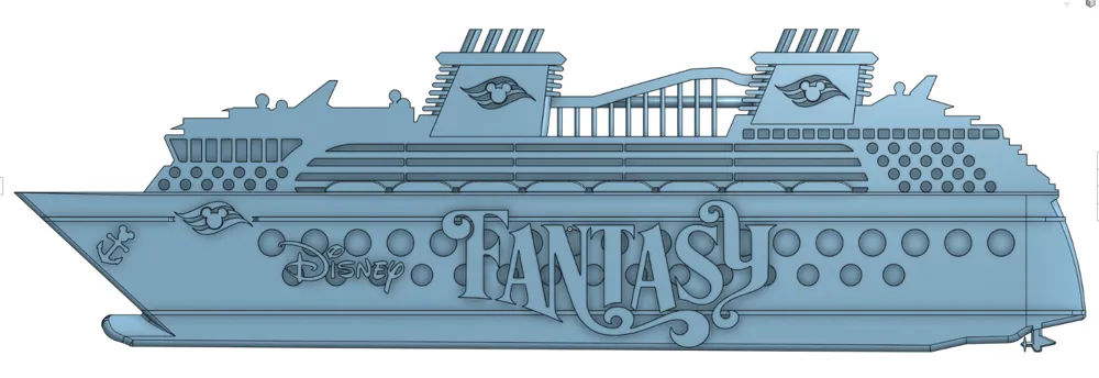 All Disney Cruise Line Ship Magnets - Free 3D Print Model - MakerWorld