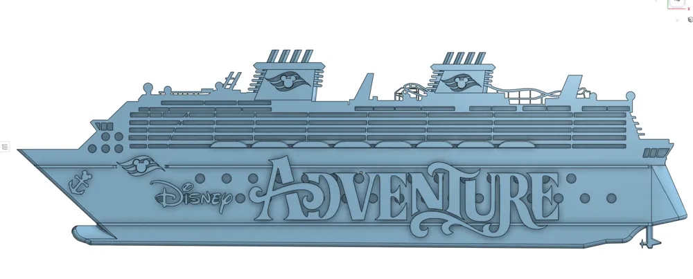 All Disney Cruise Line Ship Magnets - Free 3D Print Model - MakerWorld