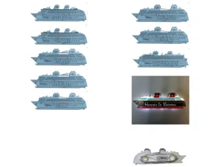 All Disney Cruise Line Ship Magnets