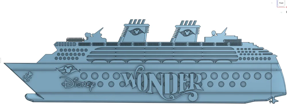 All Disney Cruise Line Ship Magnets - Free 3D Print Model - MakerWorld