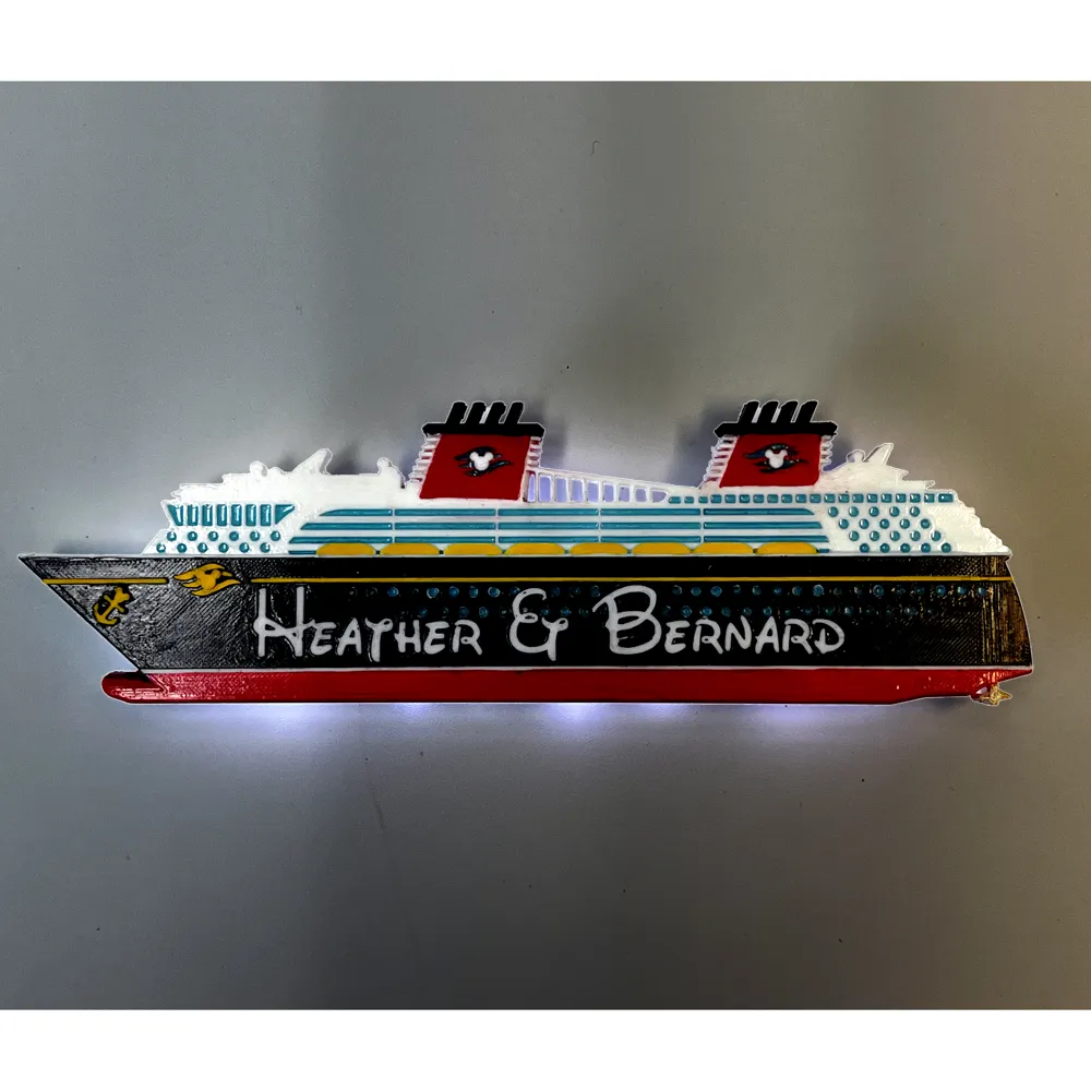 All Disney Cruise Line Ship Magnets - Free 3D Print Model - MakerWorld