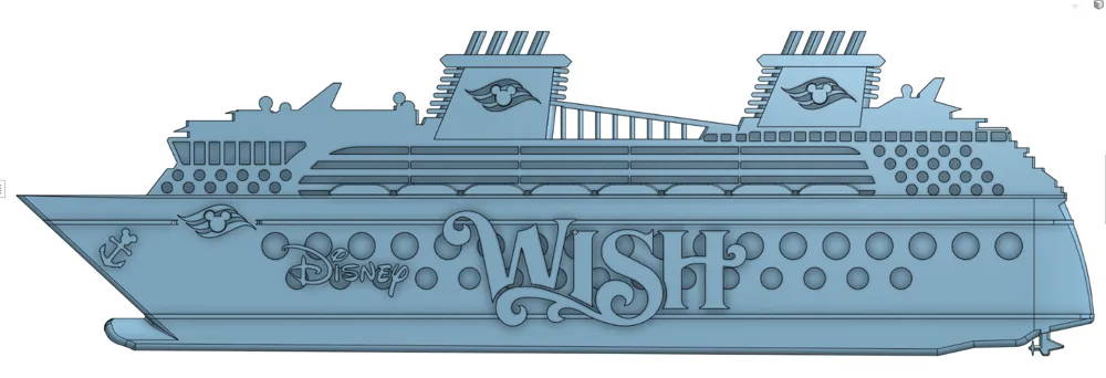 All Disney Cruise Line Ship Magnets - Free 3D Print Model - MakerWorld