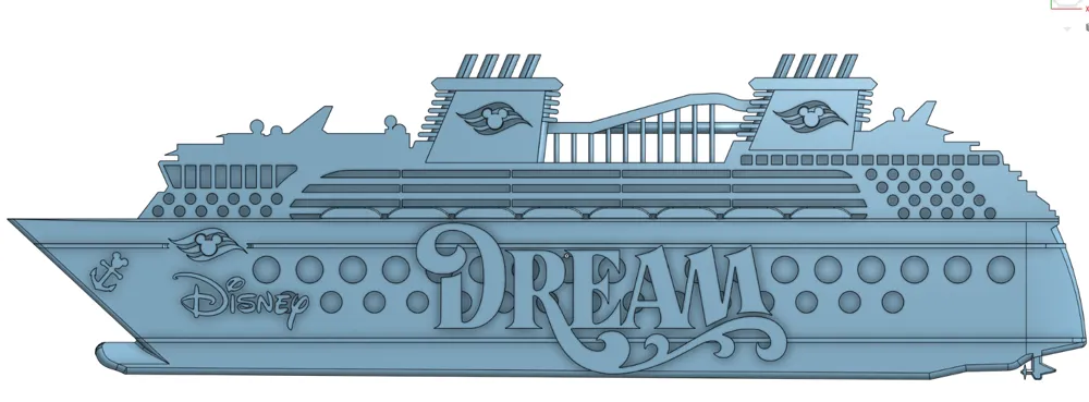 All Disney Cruise Line Ship Magnets - Free 3D Print Model - MakerWorld