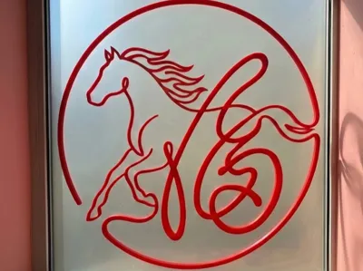 One Line Fortune Horse