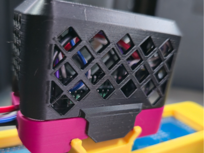 Raspberry Pi Pico DIN rail mount & basket cover