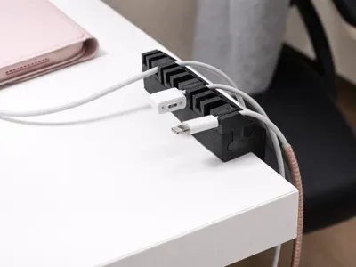 desktop cable organizer