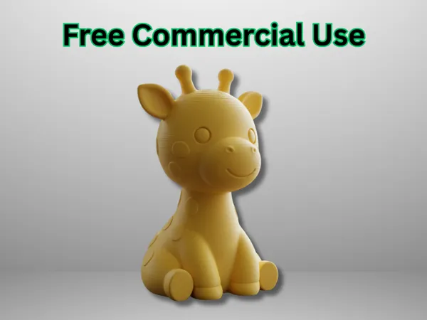 Figurine bébé girafe pour bureau