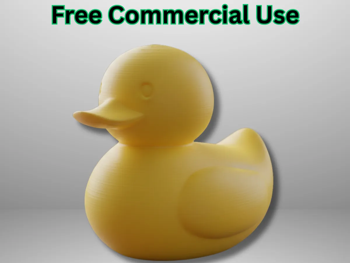 Figurine canard assis