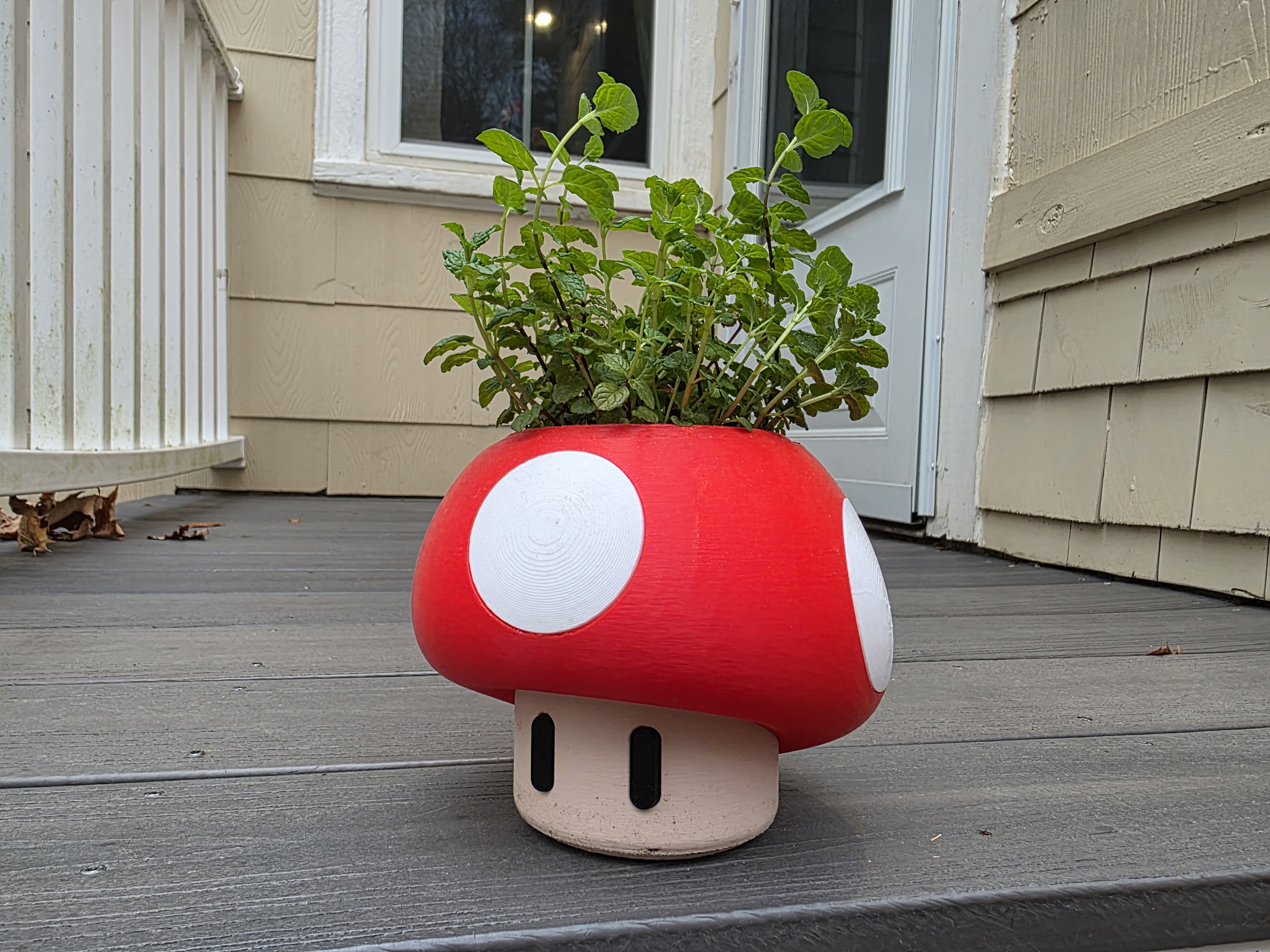 Mario Toadstool (Mushroom) Planter