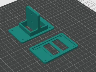 Double Anderson Plug Panel Mount
