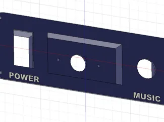 Single Din Radio Plate