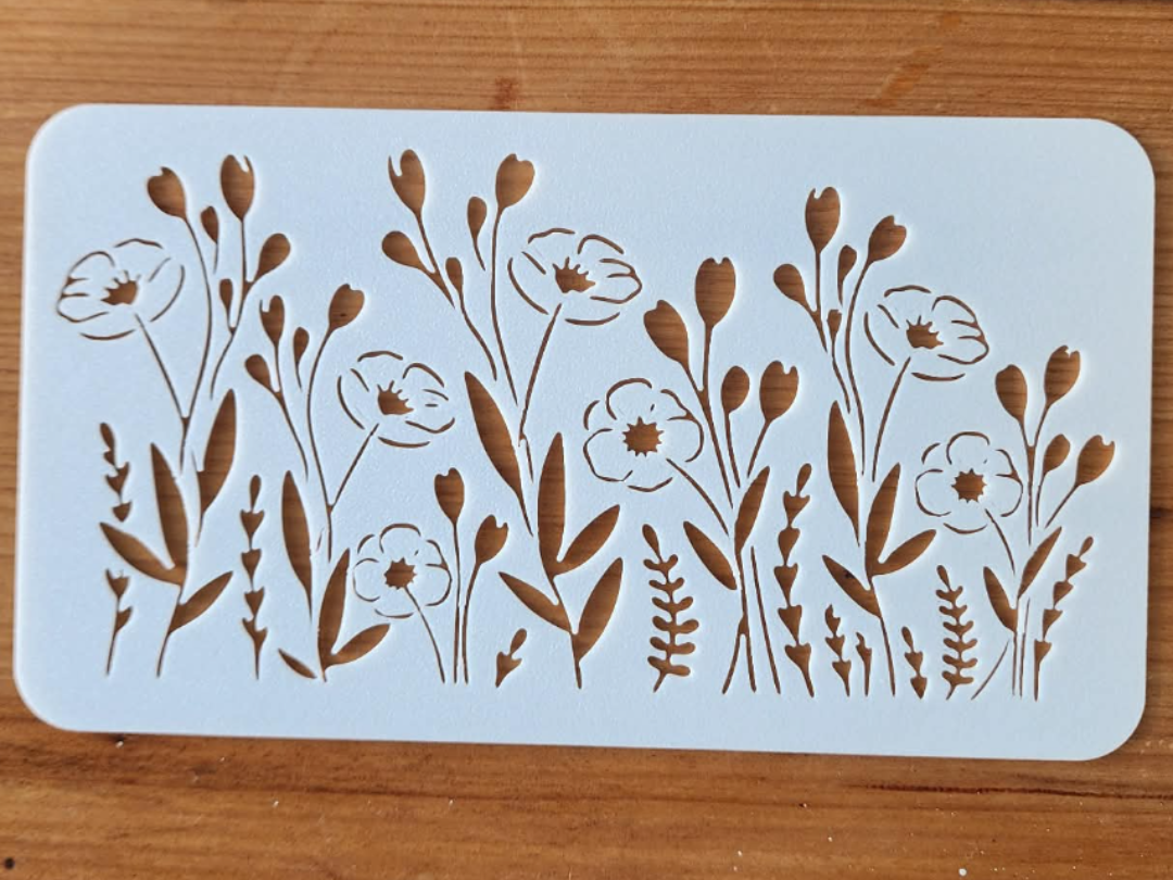 Wildflower Stencil