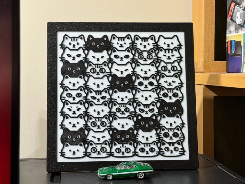 猫咪简约装饰画