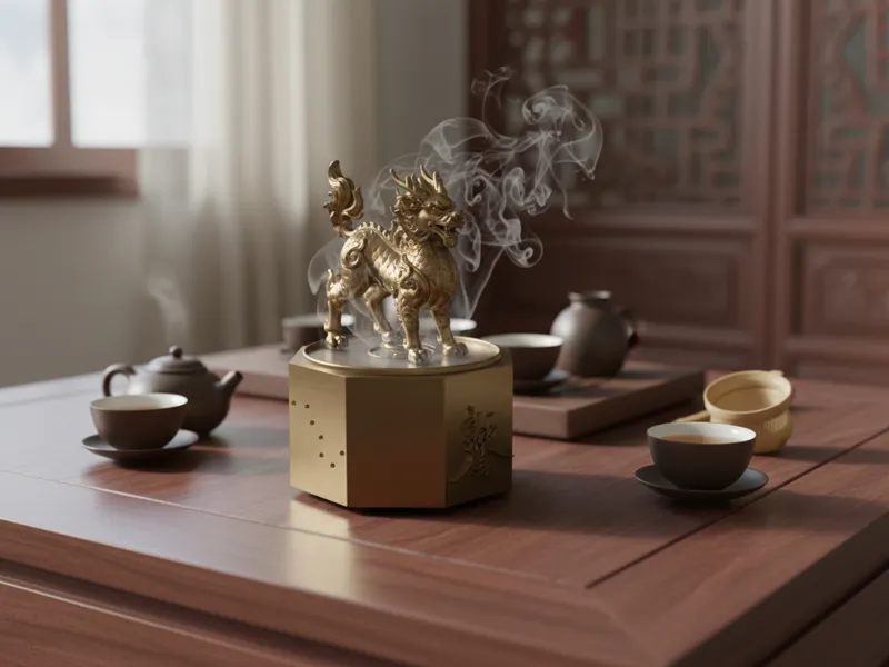 麒麟盘香炉