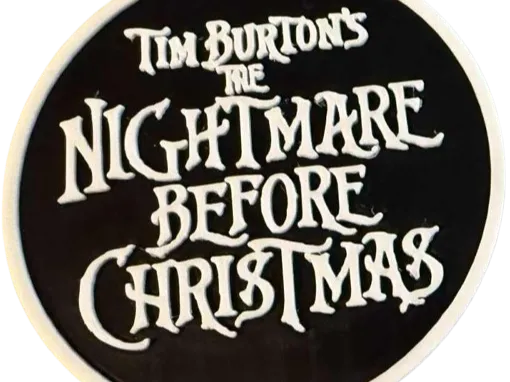 Nightmare Before Christmas Round Badge