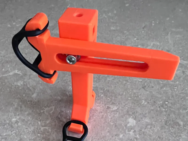 Syringe Support arm for MTB Hydraulic brake bleed