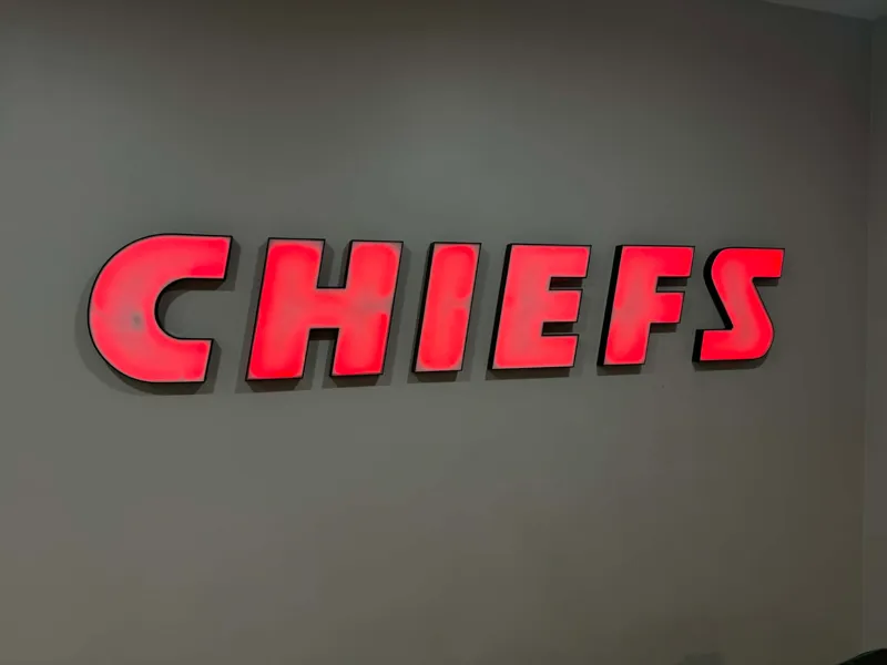 KC Chiefs Locker Room Sign - Large