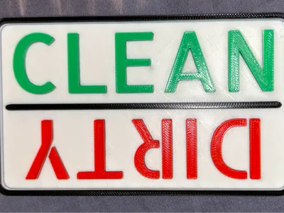Dishwasher Sign