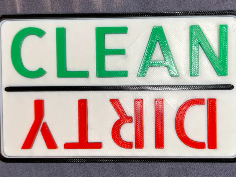 Dishwasher Sign
