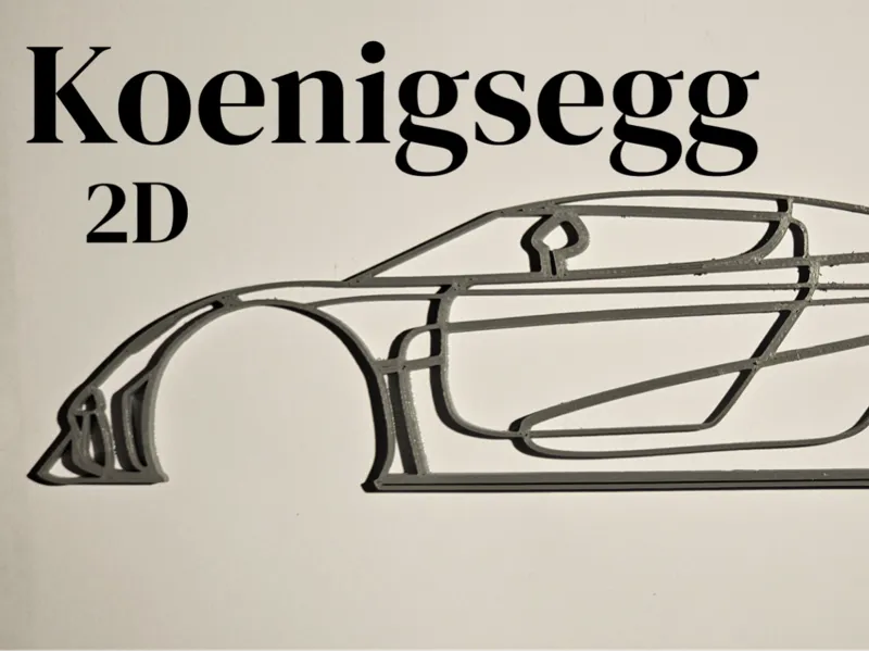 Koenigsegg Jesko outline