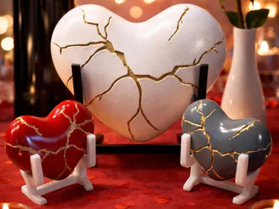 Kintsugi Heart: Symbol of Strength, Not Perfection