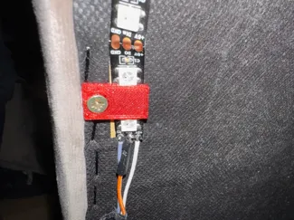 Simple LED strip holder