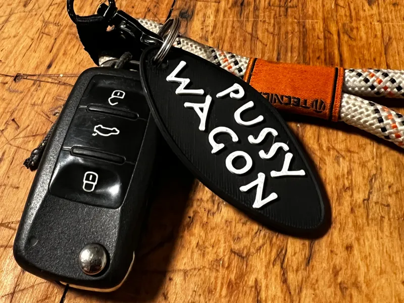 Schlüsselanhänger: Pussy Wagon 