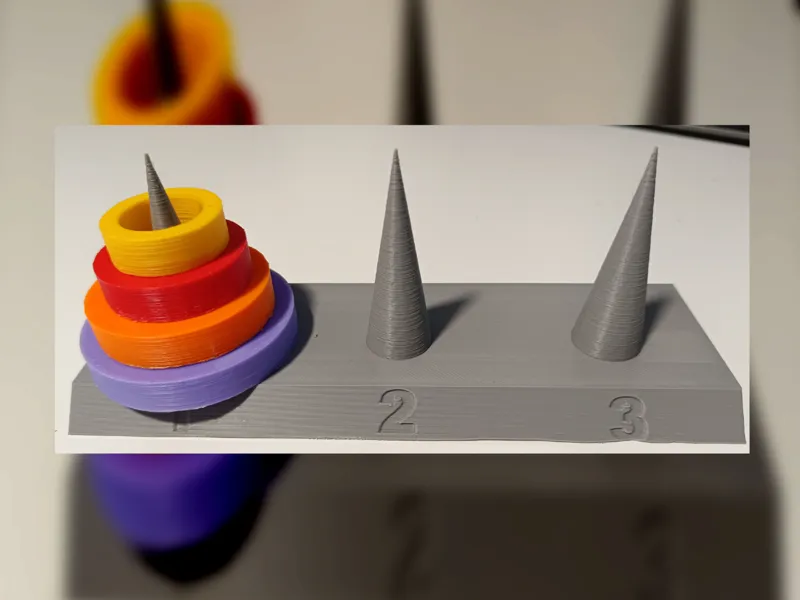 HANOI TOWER (puzzle) - Logical Game