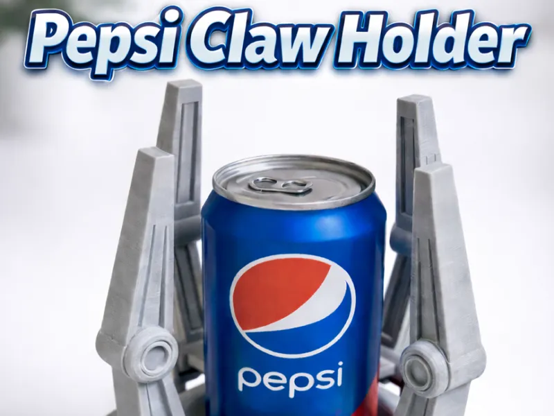 Pepsi Claw Holder MOVING CLAWS!