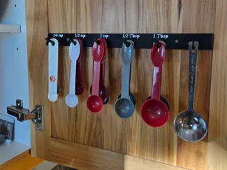 Measuring spoon tsp tbsp organizer hook