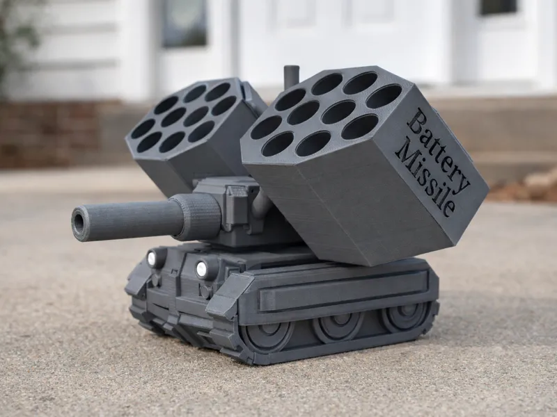 AAA Battery Tank Missle
