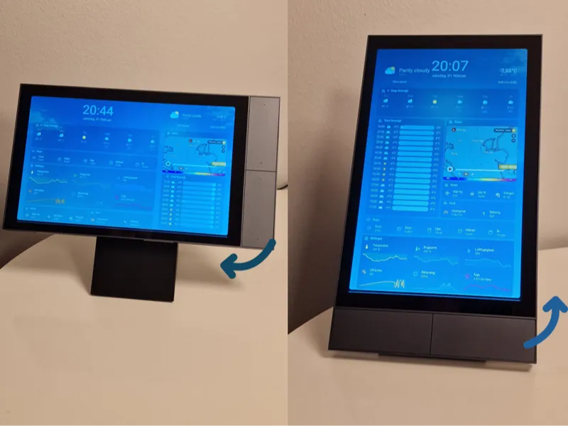 Rotating stand for Shelly Wall Display XL