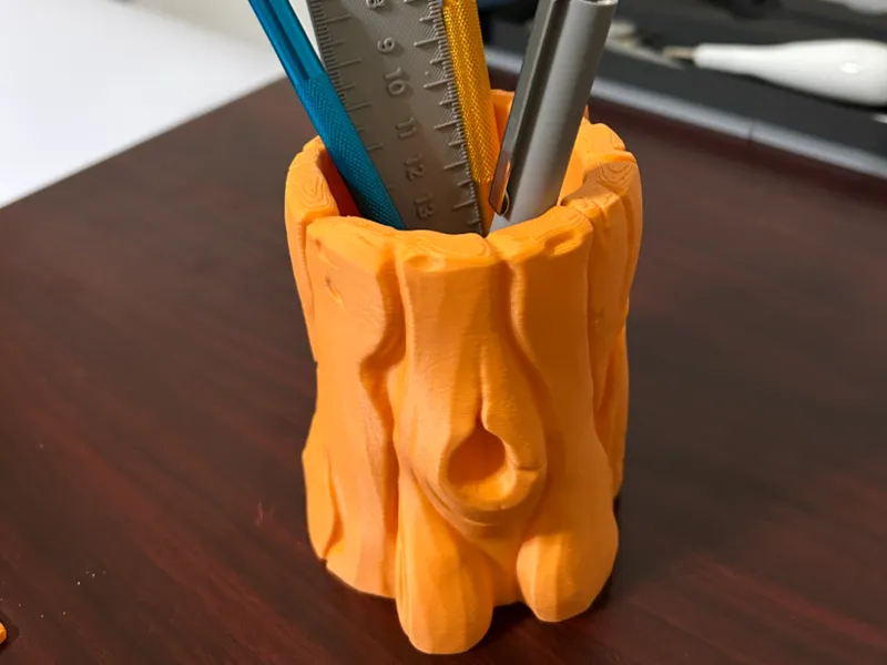 Wooden Pen Holder