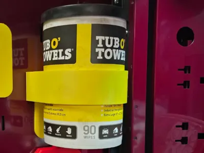 Tub o Towel container holder Snapon locker