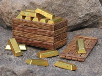 Treasure Chest (Gold Bars) Schatztruhe Goldbarren