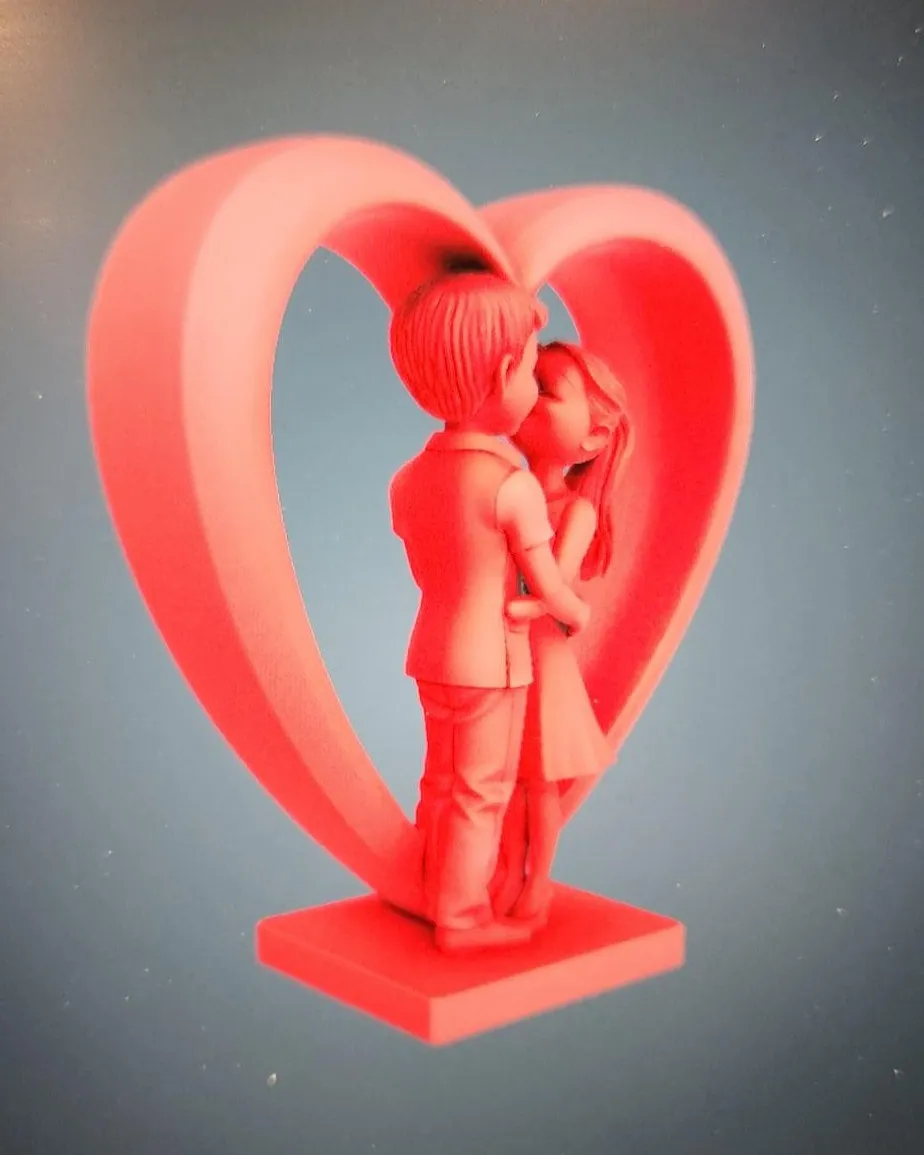 Eternal Couple Love - Free 3D Print Model - MakerWorld