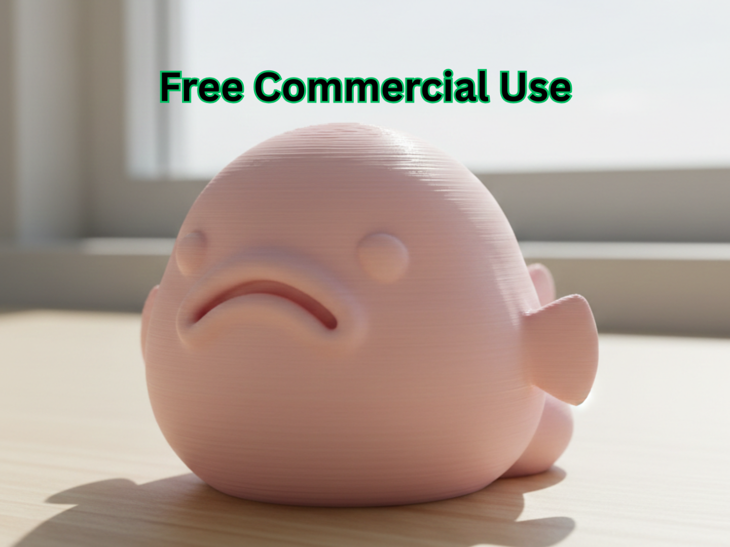 Cute Blobfish Figurine