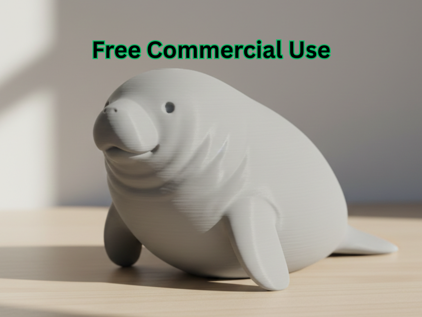 Cute Manatee Figure