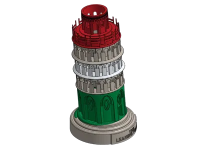 Leaning Tower of Pisa Pencil Holder